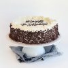 Vanilla Happy Birthday Cake (Chocolate Flakes)