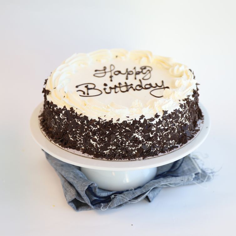 Happy Birthday Vanilla Sponge Cake